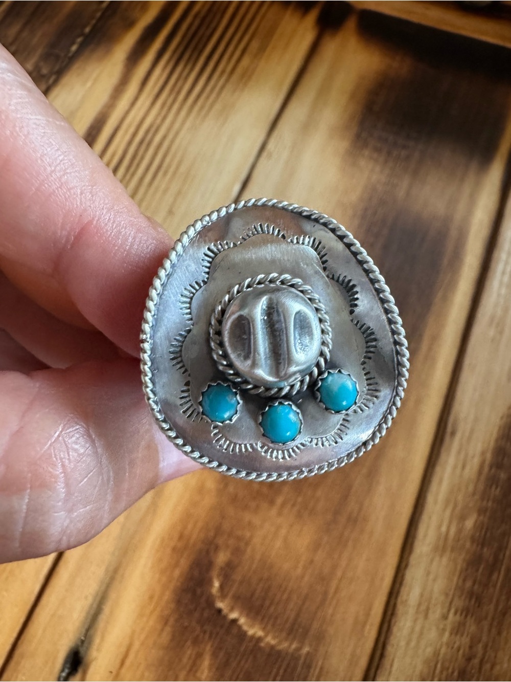 Bobby Platero Cowboy Hat Ring
